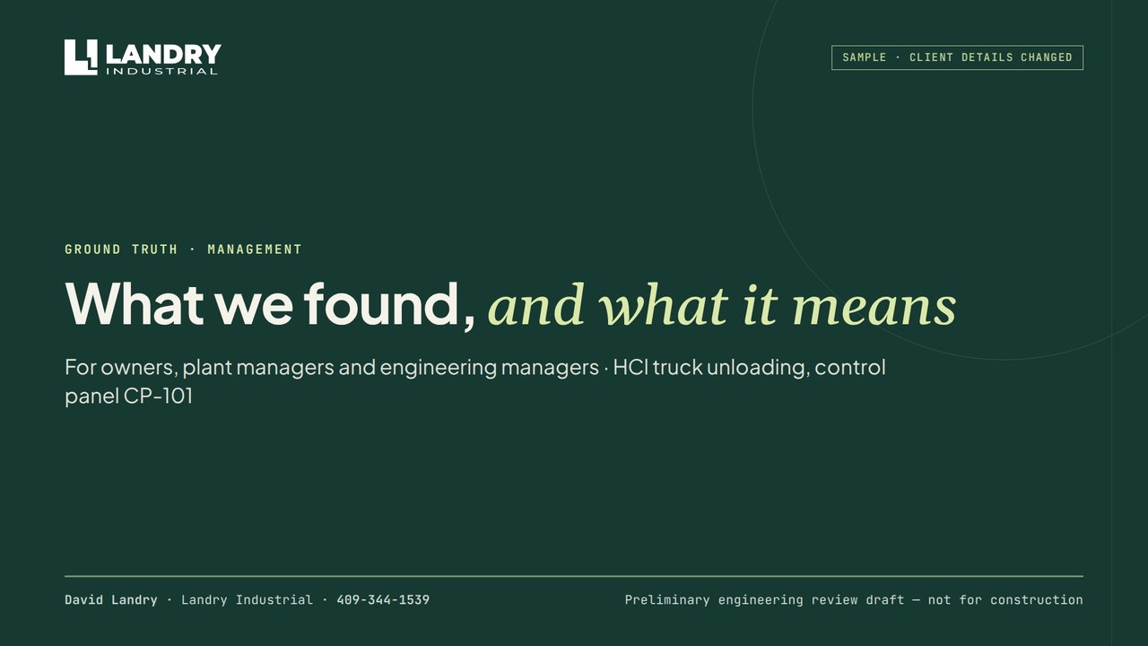 Opening frame of the for management training video